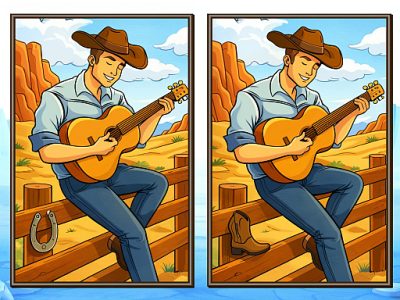 Spot The Difference Wild West